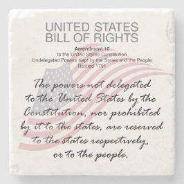 Grundrechtecharta der Vereinigten Staaten. Zehnte  Steinuntersetzer