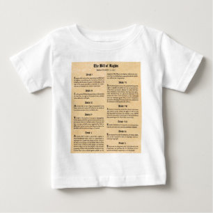 Grundrechtecharta der Vereinten Staaten Baby T-shirt