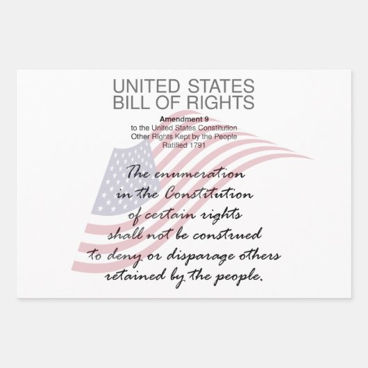 Grundrechtecharta Die Änderungsanträge 8 bis 10. Geschenkpapier Set (Vorderseite 3)