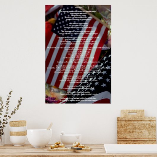 Grundrechtecharta Poster (Küche)