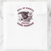 Grundrechtecharta Runder Aufkleber (Tasche)