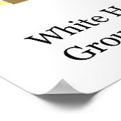 Grundriss des Bodendiagramms des Weißen Hauses Poster (Ecke)