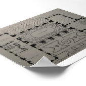 Grundriss Poster (Ecke)