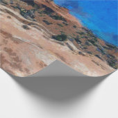 Grundrütteln während eines Erdbebens Geschenkpapier (Ecke)