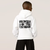 GRUNDSATZ DES UNICORN - Mädchenjunge Hoodie (Schwarz voll)