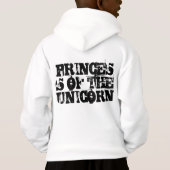 GRUNDSATZ DES UNICORN - Mädchenjunge Hoodie (Rückseite)
