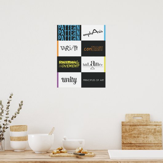Grundsätze der Kunst Poster (Küche)