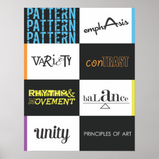 Grundsätze der Kunst Poster