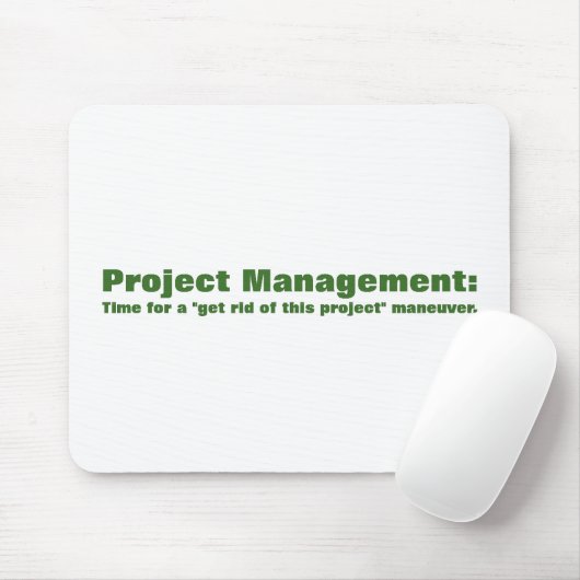 Grundsätze der Projektverwaltung Mousepad (Mit Mouse)