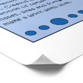 Grundsätze von Kunstplakaten Poster (Ecke)