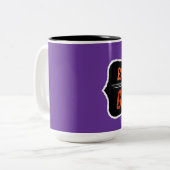 Grundsätzlich ein Genie (für Christus) Zweifarbige Tasse (Vorderseite Links)