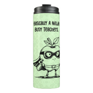 Grundsätzlich ein Ninja für beschäftigte Lehrerhel Thermosbecher