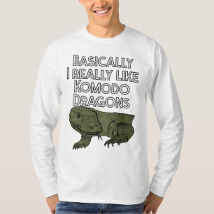 Grundsätzlich mag ich Komodo Dragons Funny T-Shirt