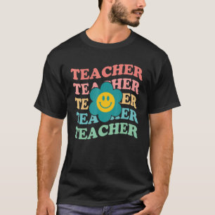 Grundschul-Retro-Lehrer Inspirierende Sammlung T-Shirt