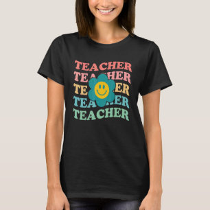 Grundschul-Retro-Lehrer Inspirierende Sammlung T-Shirt