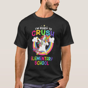Grundschulabbbing - Einhorn zurück zur Schule B T-Shirt