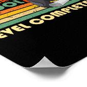 Grundschulabschluss - Lustiger Gamer Gra Poster (Ecke)