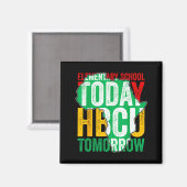 Grundschule heute HBCU morgen Illustration Magnet (Vorderseite/Rückseite)