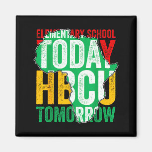 Grundschule heute HBCU morgen Illustration Magnet