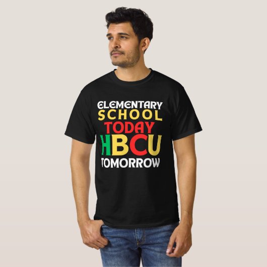 Grundschule heute, HBCU Tomorrow - Future HB T-Shirt (Vorne ganz)