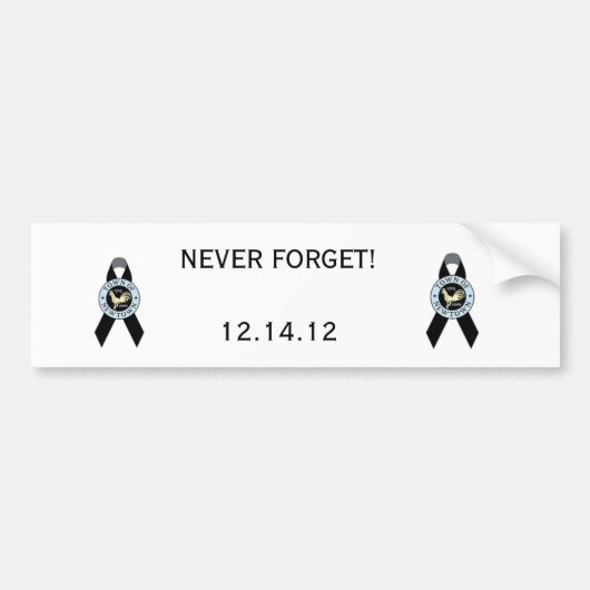 Grundschule Newtown, CT Sandy Hook Autoaufkleber (Vorne)