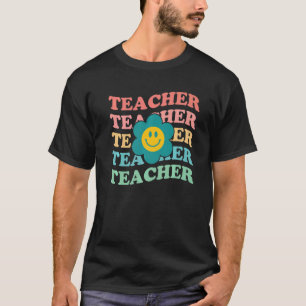 Grundschule Retro Lehrer Inspirierend Col T-Shirt