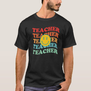 Grundschule Retro Lehrer Inspirierend Col T-Shirt