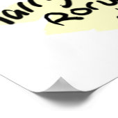 Grundschullehrer Kinderbuch Poster (Ecke)