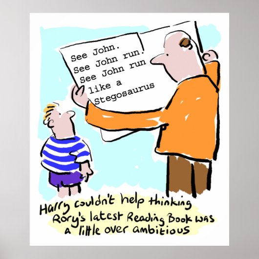 Grundschullehrer Kinderbuch Poster (Vorne)