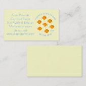 Grundschullehrer mit Inspirationsmotto Visitenkarte (Vorne/Hinten)