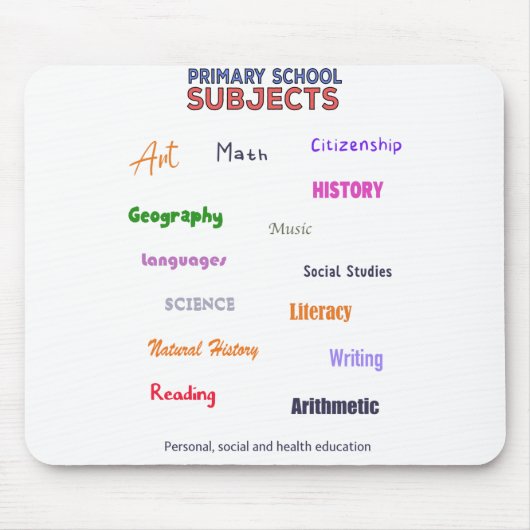 Grundschullehrer Mousepad (Vorne)