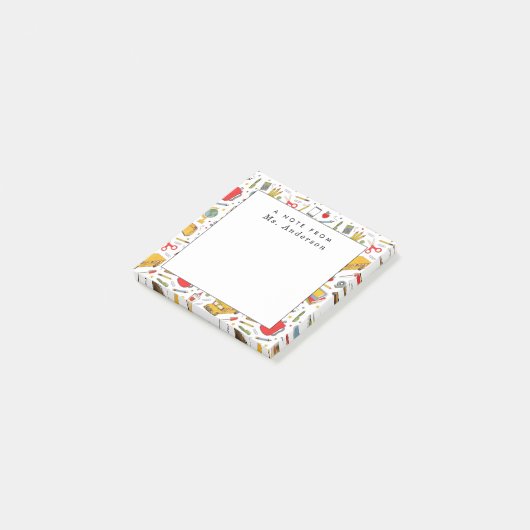 Grundschullehrer Post-it Klebezettel (angewinkelt)