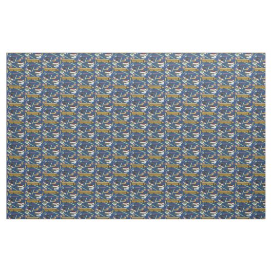 Grundschullehrer Stoff (Fat Quarter (45,7 x 55,9 cm))