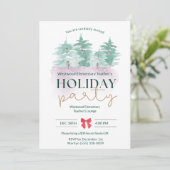 Grundschullehrer Weihnachts-Party Einladung (Stehend Vorderseite)