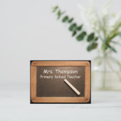 GrundschullehrerIn-Skateboardkarte Telefonnummerkarte (Stehend Vorderseite)