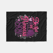 Grundschulprinzessin und die Soja-Allergie raus Fleecedecke (Vorderseite (Horizontal))
