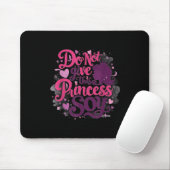 Grundschulprinzessin und die Soja-Allergie raus Mousepad (Mit Mouse)