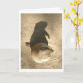 Grundschwein-Tageskarte Karte (Gelbe Blume)