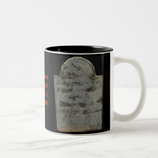 Grundstein-Kaffee-Tasse für Halloween Zweifarbige Tasse