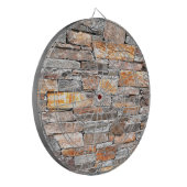 Grundstein | Natursteinmuster | Steine Dartscheibe (Vorderseite Links)