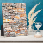 Grundstein | Natursteinmuster | Steine Fotoplatte (Seite)