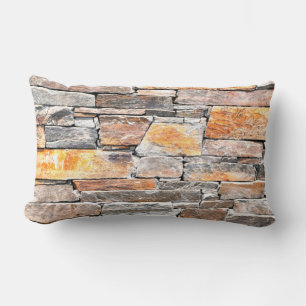 Grundstein Natursteinmuster Steine Lendenkissen