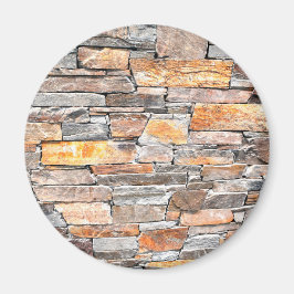 Grundstein | Natursteinmuster | Steine Magnet