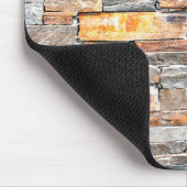 Grundstein | Natursteinmuster | Steine Mousepad (Ecke)