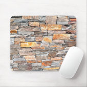 Grundstein | Natursteinmuster | Steine Mousepad (Mit Mouse)