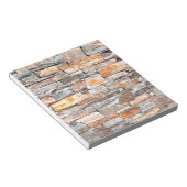 Grundstein | Natursteinmuster | Steine Notizblock (angewinkelt)