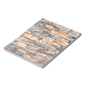 Grundstein | Natursteinmuster | Steine Notizblock (Rotiert)