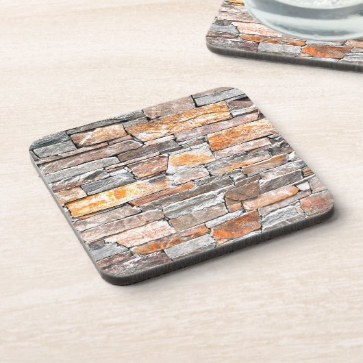 Grundstein | Natursteinmuster | Steine Untersetzer (Linke Seite)