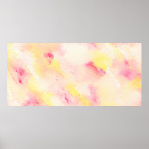 Grundstruktur Aquarell Poster