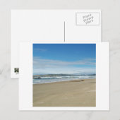 Grundstück am Strand Postkarte (Vorne/Hinten)